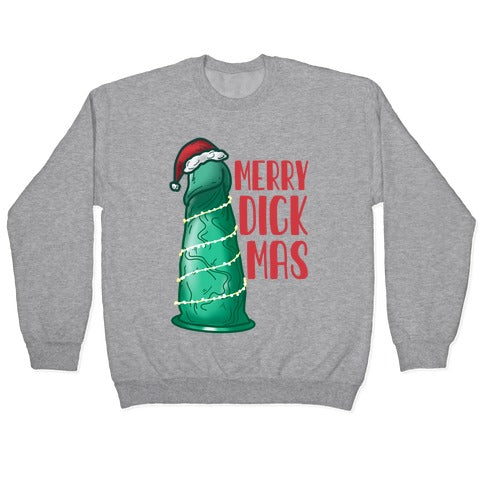 Merry Dickmas Crewneck Sweatshirt